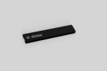 Plaque de boîte aux lettres 109.5 x 21.3 mm noir pour modèle M40e